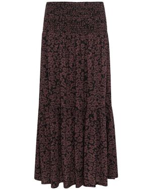 Kaffe Maxi Skirts - Marrón