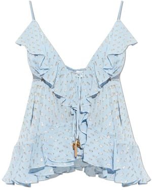 Zimmermann Lurex Thread Top - Blauw