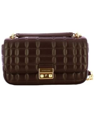 Michael Kors Leder Schultertasche - Braun