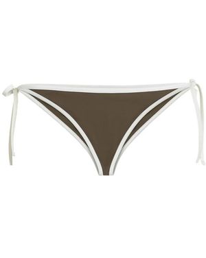 Brunello Cucinelli Techno Jersey Bikini Broekje - Grijs