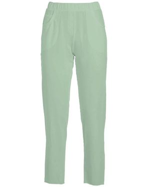 Deha Broeken ,Groen ,Slim Fit Salie Groene Broek