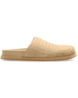 Amiri Ma Clog Suede Slides - Natur