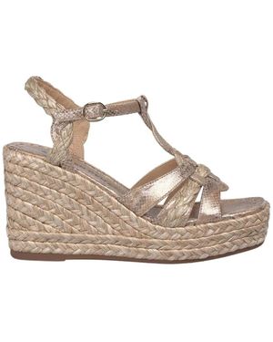 Alma En Pena. Wedges - Metallic