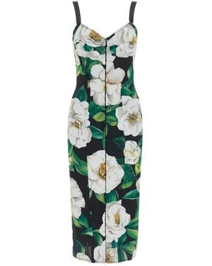 Dolce & Gabbana Midi Dresses - Green