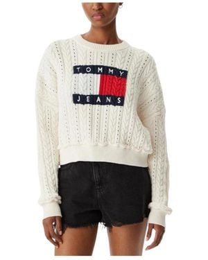 Tommy Hilfiger Round-Neck Knitwear - White