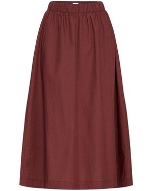 Ichi Midi Skirts - Rojo