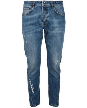 CoSTUME NATIONAL Slim Fit Jeans - Blue