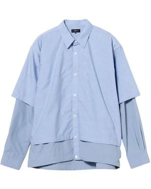 Beams Plus Casual Shirts - Blu