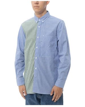 Pop Trading Co. Casual Shirts - Blauw