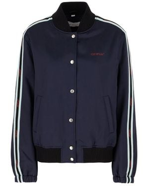 Off-White c/o Virgil Abloh Bomber Jackets - Blu