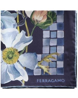 Ferragamo Silky Scarves - Azul
