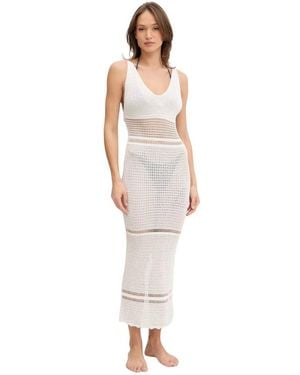 Guess Midi Dresses - Blanco