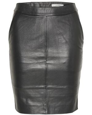 Gestuz Leather Skirts - Gray
