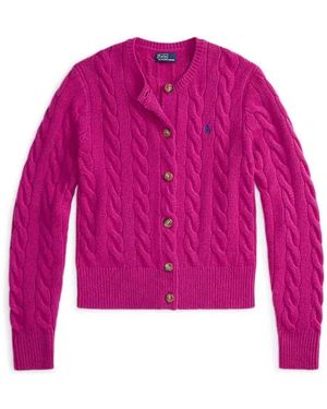 Polo Ralph Lauren Vesta Cardigan - Pink