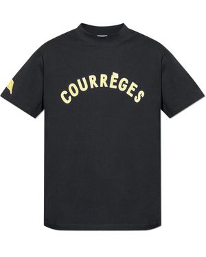 Courreges T-Shirts - Zwart