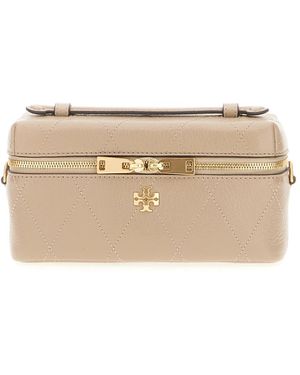 Tory Burch Tassen ,Grijs ,Beauty Case - Naturel