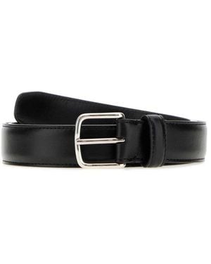The Row Klassieke Riem - Zwart