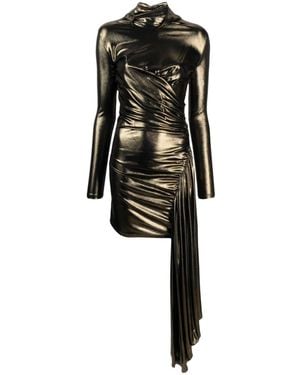 Blumarine Kleedjes ,Geel ,N0838 Jurk - Zwart