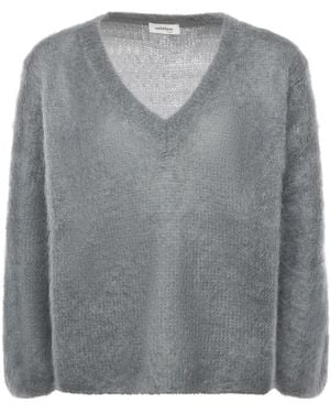 Ottod'Ame V-Neck Knitwear - Gray