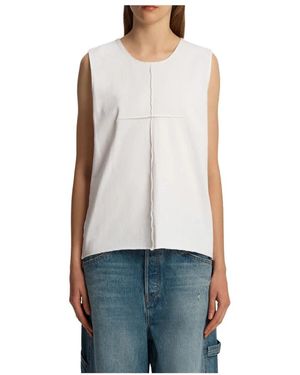 KHAITE Tops ,Wit ,Allo See-Through Top