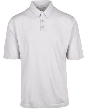 Ballantyne Strick-Polohemd - Weiß