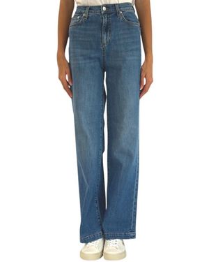 Roy Rogers Flare Jeans - Blau