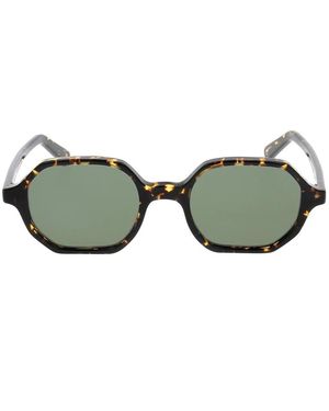 Lgr Accessoires ,Zwart ,Reunion Zonnebril - Groen