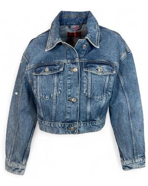 HUGO Denim Jackets - Azul