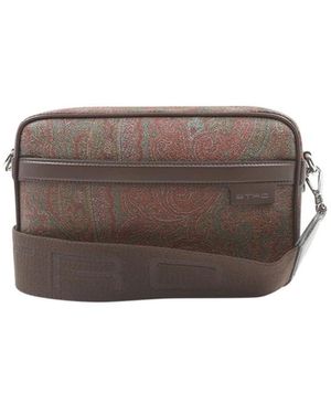 Etro Shoulder bags,paisley schultertasche - Braun