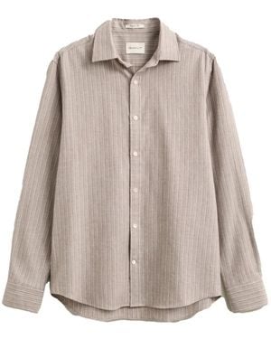 GANT Overhemden ,Bruin ,Katoen Casual Shirts - Grijs