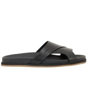 Santoni Sliders - Nero