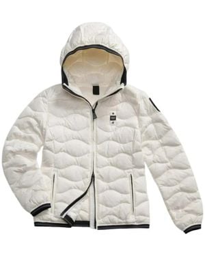 Blauer Winter Jackets - Metallizzato