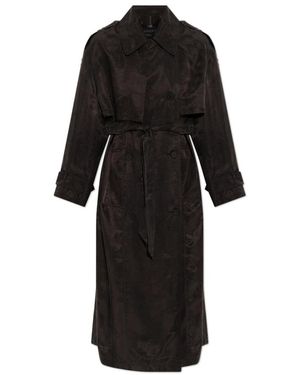 AllSaints Trench Coats - Negro