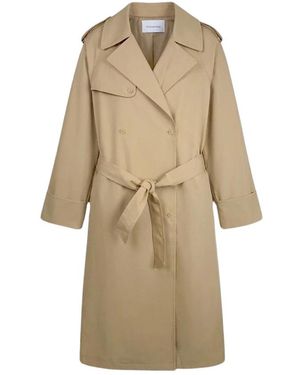 Frankie Shop Trench Coats - Natural