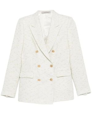 Tagliatore J Parigi Single-Breasted Blazer - Wit