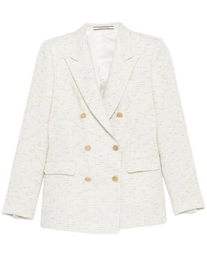 Tagliatore J Parigi Single-Breasted Blazer - Wit