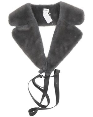 P.A.R.O.S.H. Winter Scarves - Black
