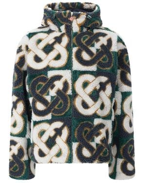 CASABLANCA Jassen ,Veelkleurig ,Faux Fur & Shearling Jassen - Groen