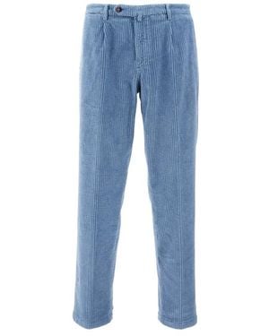 BRIGLIA Slim-Fit Pants - Blue
