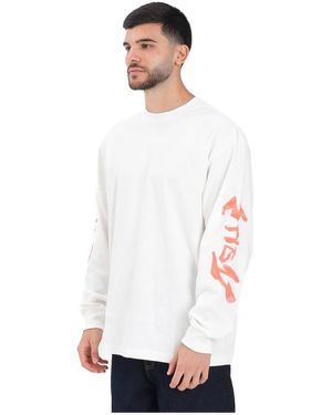 Vans Grafisch Longsleeve Streetwear T-Shirt - Wit