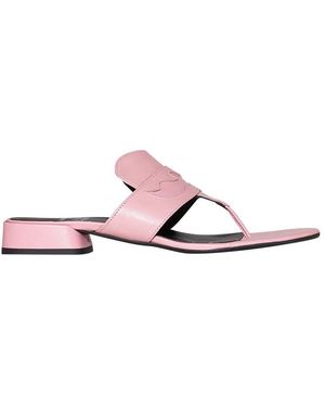 Silvian Heach Heeled Mules - Blanco
