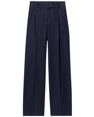 A.P.C. Broeken ,Zwart ,Katoen Wijde Chino Broek - Blauw