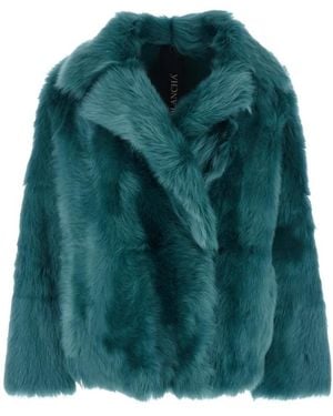 Blancha Grüne Toscana Shearling Jacke