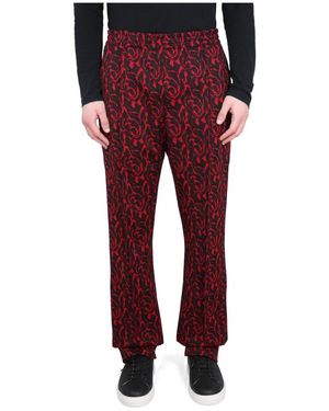 Baracuta Straight Trousers - Rojo