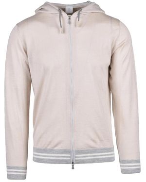 Eleventy Hoodies & Sweatvesten ,Wol Felpa - Grijs