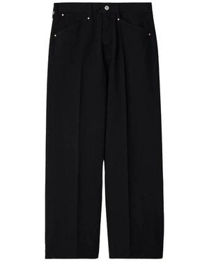 Lemaire Straight Jeans - Negro
