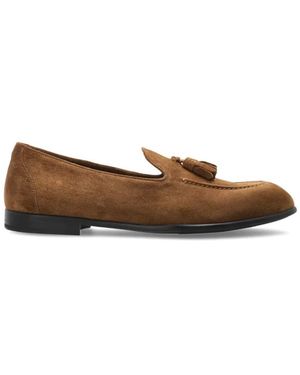 Brioni Suede Tassel Loafers - Braun