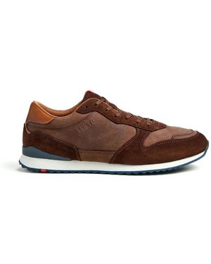 Lloyd Elegante Leren Sneakers Comfortabele Pasvorm - Bruin