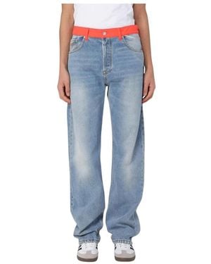 MSGM Straight Jeans - Blue