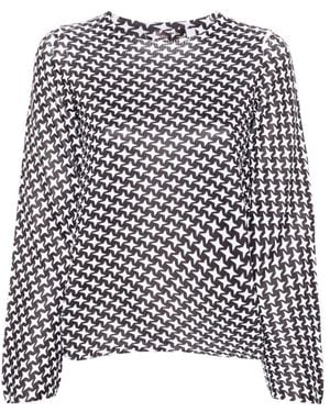 Comme des Garçons Long Sleeve Tops - Black